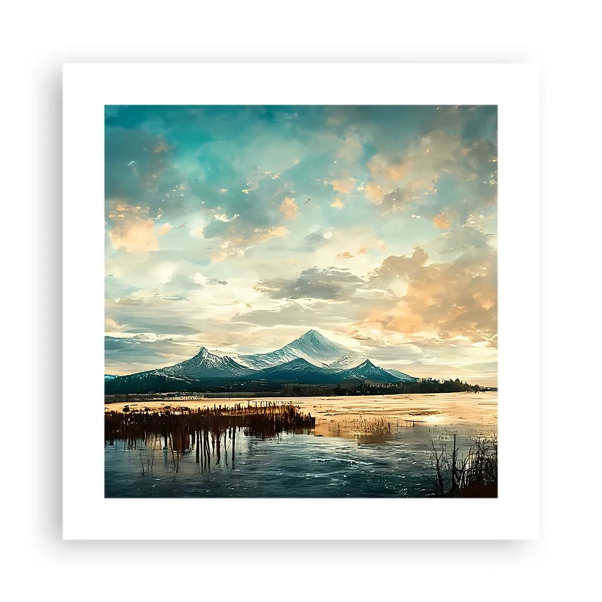 Poster - Sotto la protezione del cielo - 40x40 cm