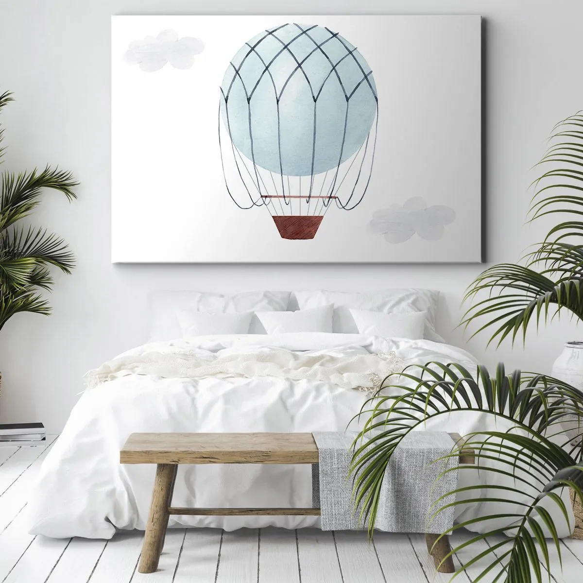 Quadro su tela - Stampe su Tela - In mezzo alle nuvole - 70x50 cm
