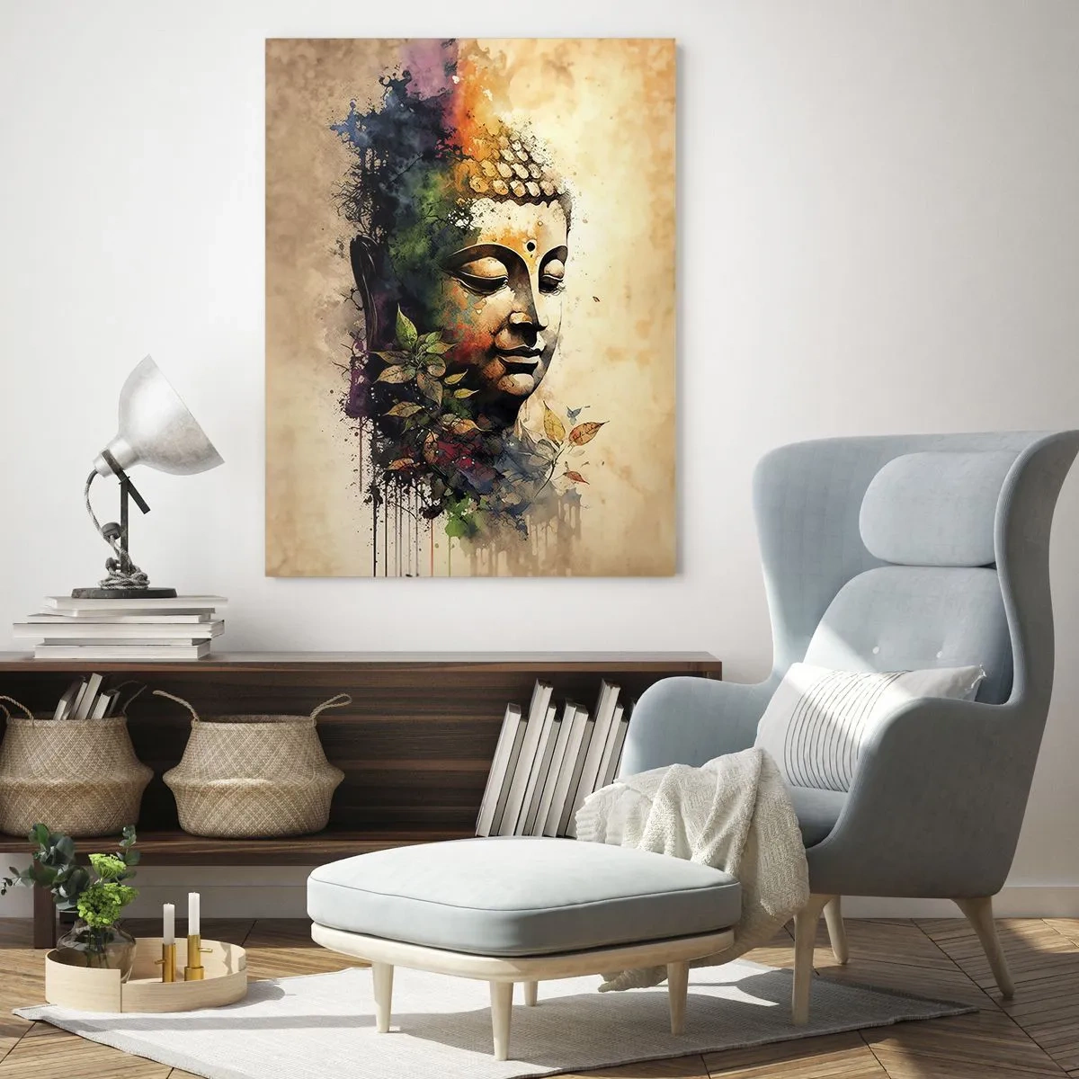 Quadro su vetro - Namaste! - 80x120 cm