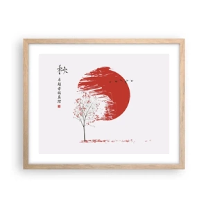 Poster in cornice rovere chiaro - Conosci questo paese? - 50x40 cm
