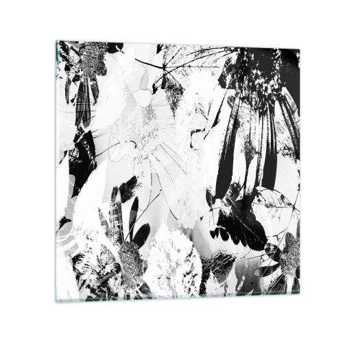 Quadro su vetro - Autunno in negativo - 30x30 cm