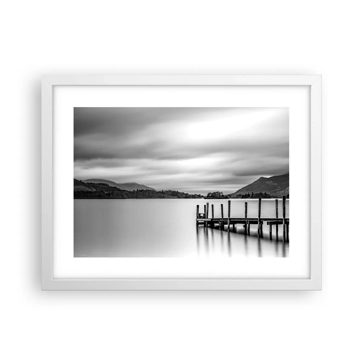 Poster in cornice bianca - Mitezza e forza - 40x30 cm