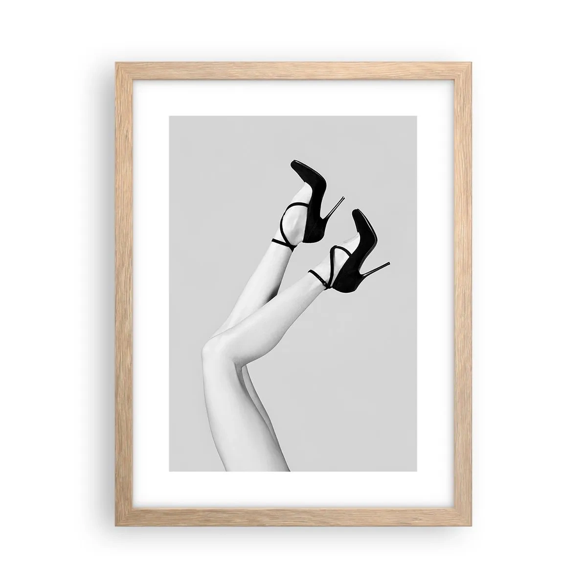 Poster in cornice rovere chiaro - Sottosopra - 30x40 cm