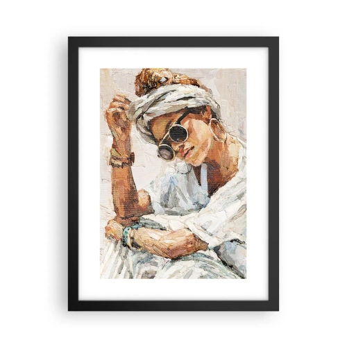 Poster in cornice nera - Ritratto in pieno sole - 30x40 cm