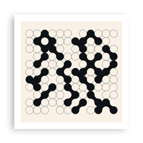 Poster - Gioco cinese: variazione - 60x60 cm