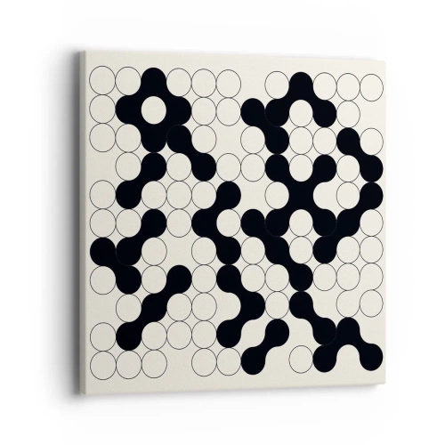 Quadro su tela - Stampe su Tela - Gioco cinese: variazione - 40x40 cm
