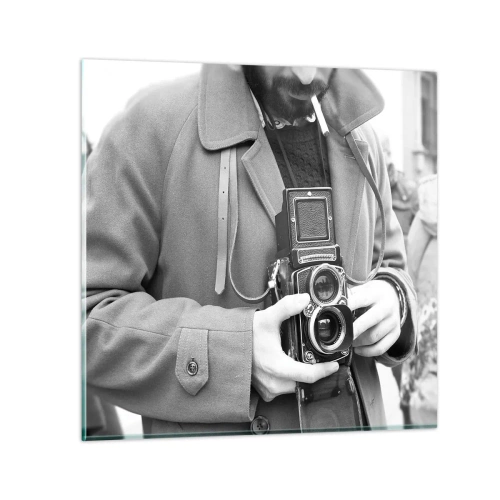 Quadro su vetro - In stile retro - 30x30 cm