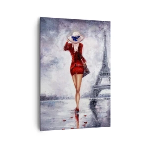 Quadro su tela - Stampe su Tela - Simboli di Parigi - 70x100 cm