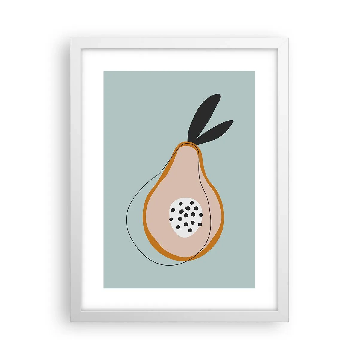 Poster in cornice bianca - Penetrare la natura delle cose - 30x40 cm