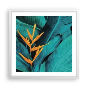 Poster in cornice bianca - Il fiore dell'Eden - 50x50 cm