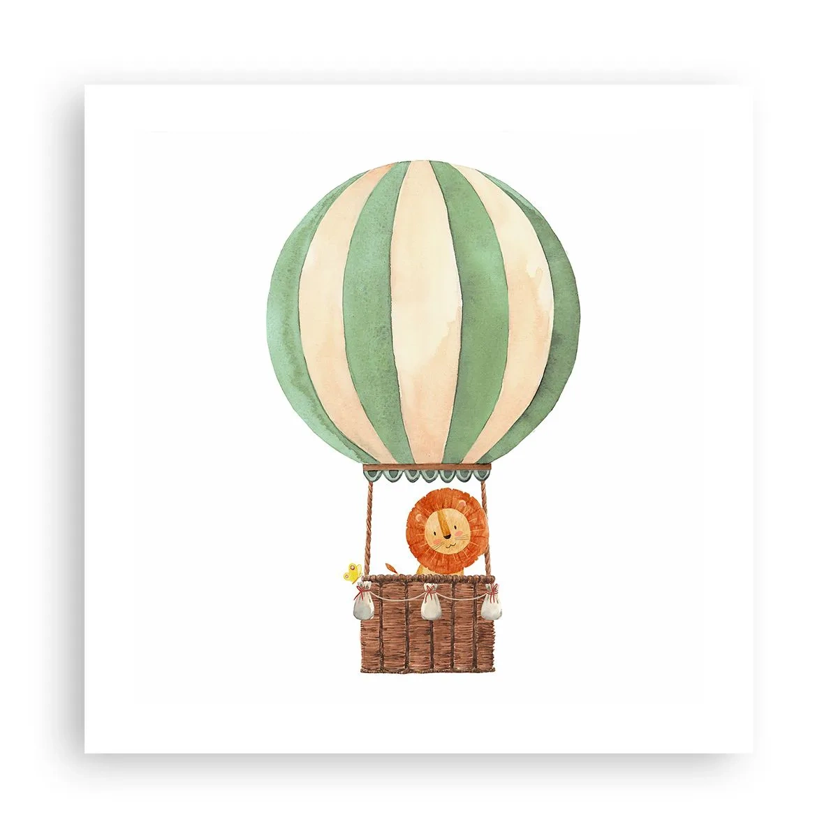 Poster - I viaggi del leone - 50x50 cm