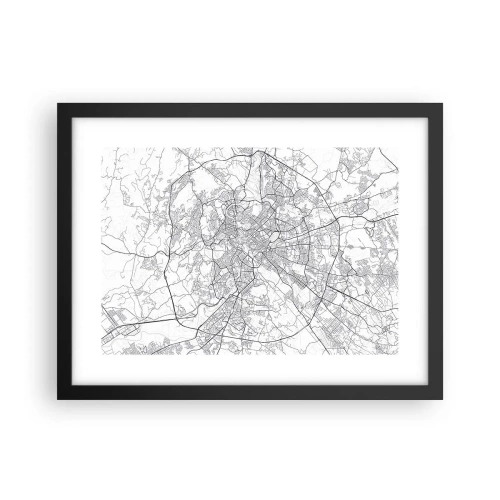 Poster in cornice nera - L'anello romano - 40x30 cm