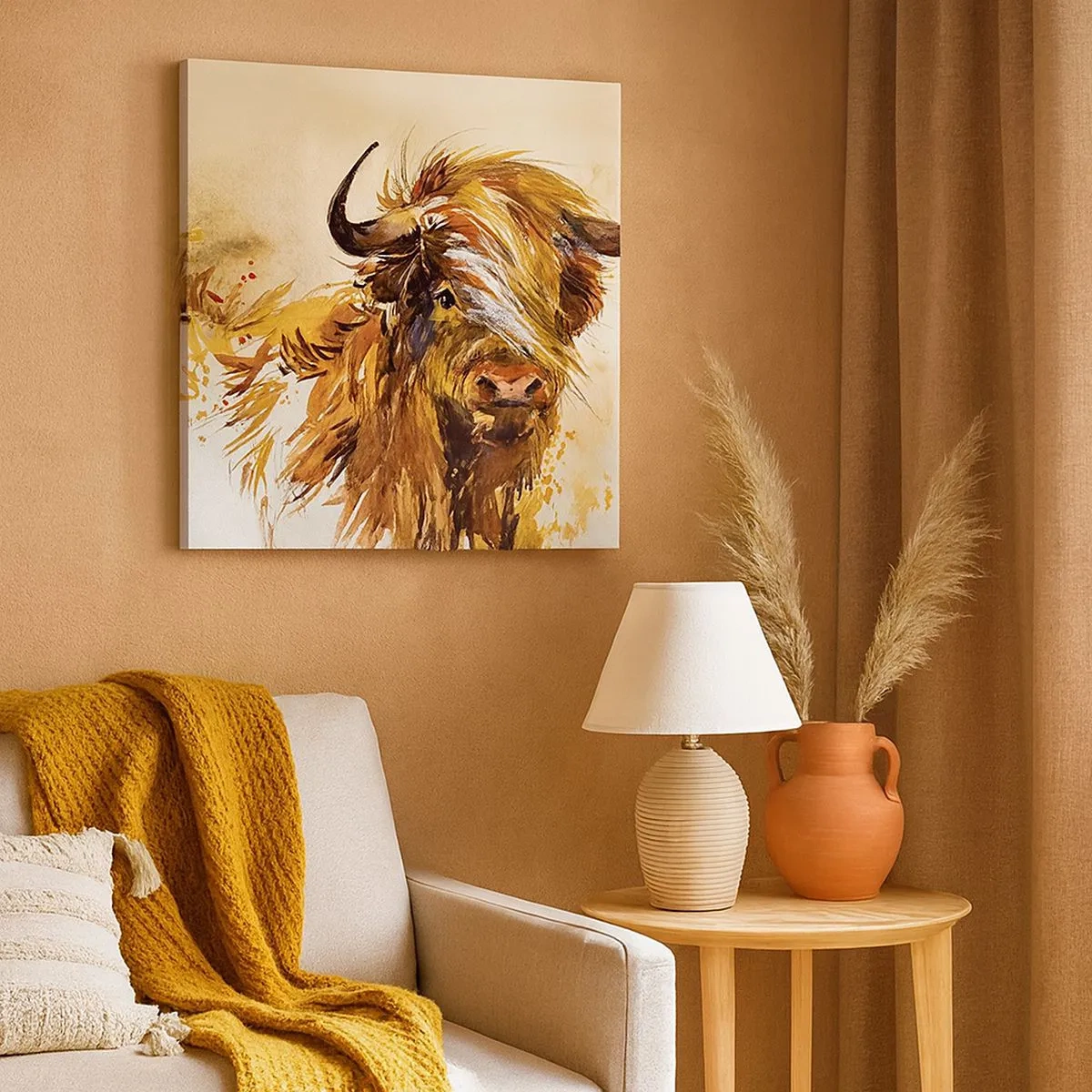 Quadro su tela - Stampe su Tela - L'orgoglio del cacciatore - 30x30 cm