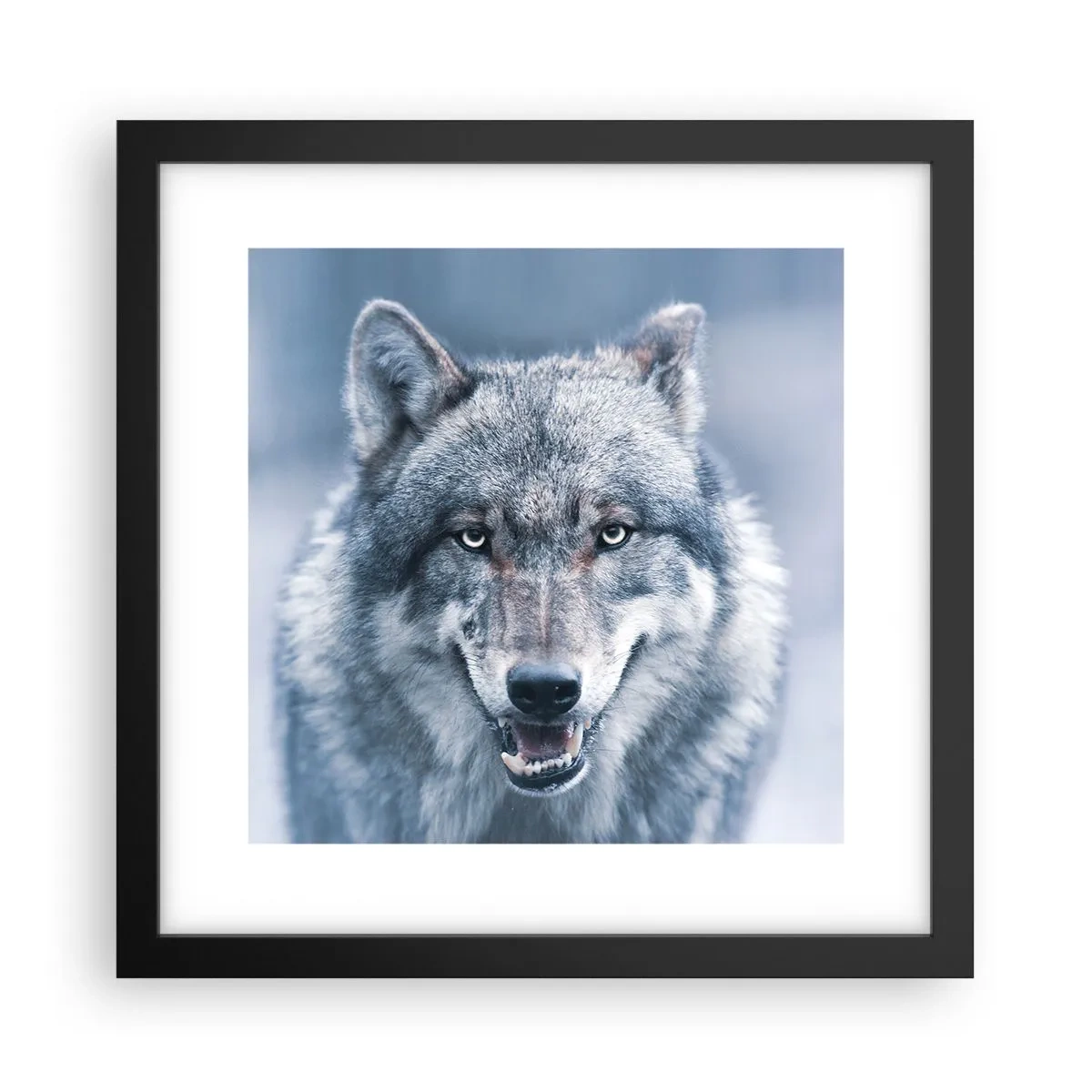 Poster in cornice nera - Accetti la sfida? - 30x30 cm