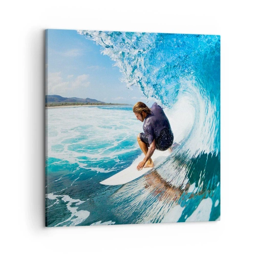 Quadro su tela - Stampe su Tela - Ballando con le onde - 50x50 cm