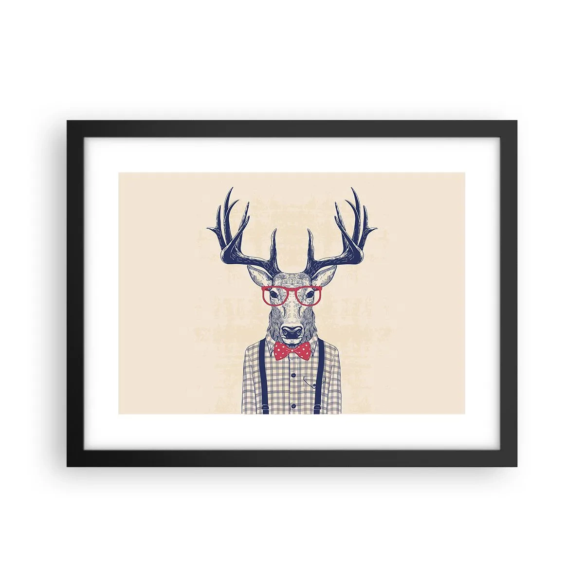 Poster in cornice nera - Divertente stravaganza - 40x30 cm