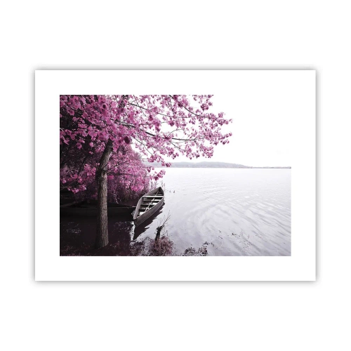Poster - Nel silenzio rosa - 40x30 cm