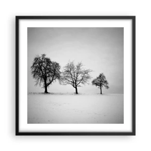 Poster in cornice nera - Cosa sognano? - 50x50 cm