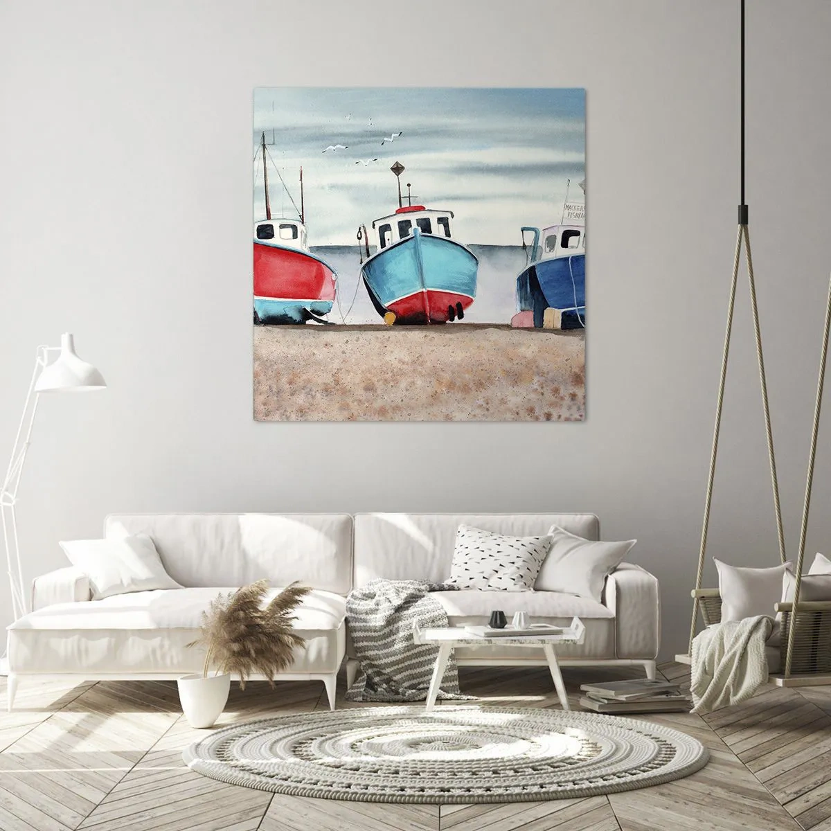 Quadro su tela - Stampe su Tela - Pronte alla pesca - 30x30 cm