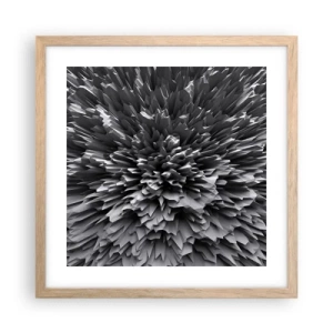 Poster in cornice rovere chiaro - Spigolosità massima - 40x40 cm