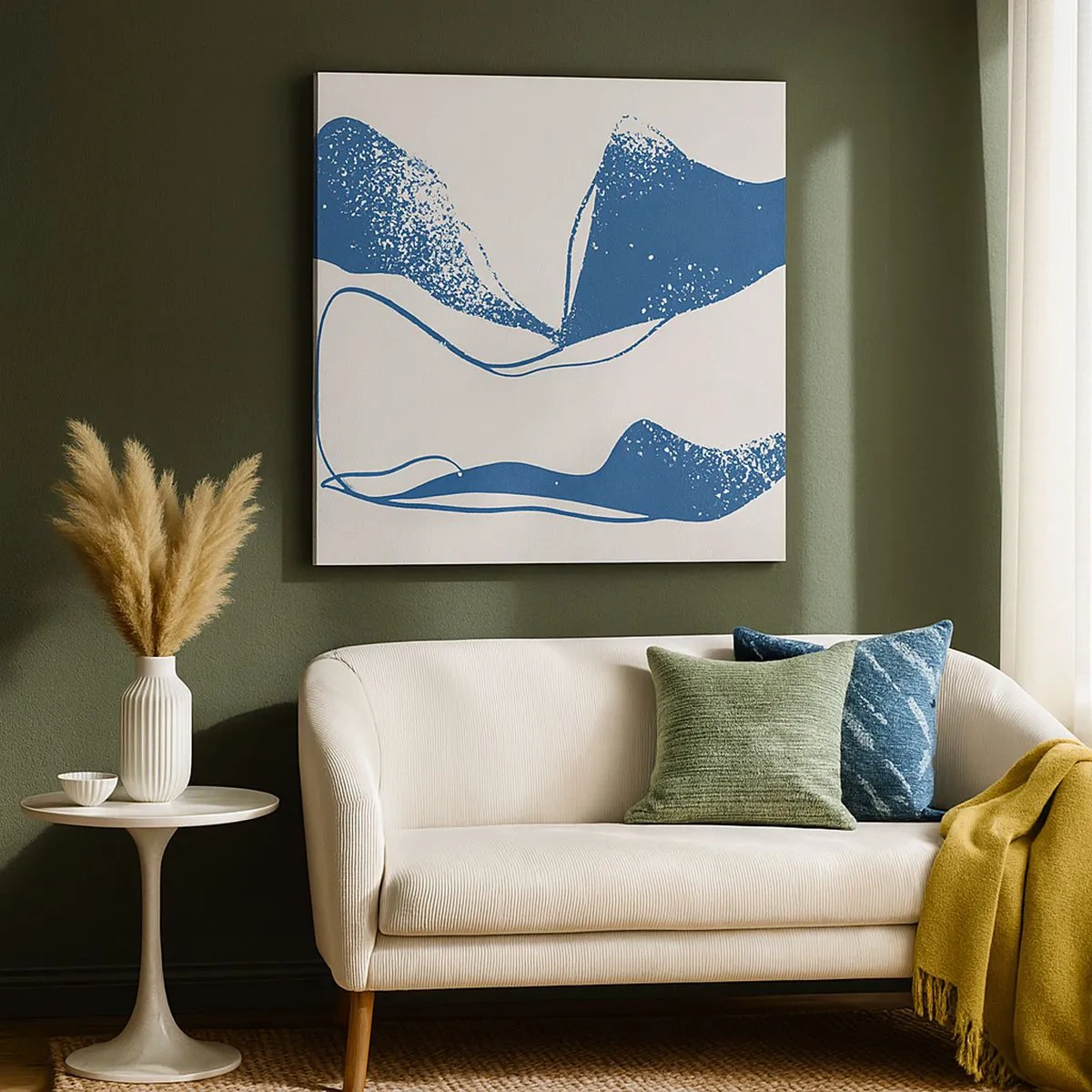 Quadro su tela - Stampe su Tela - Astrazione alata - 30x30 cm