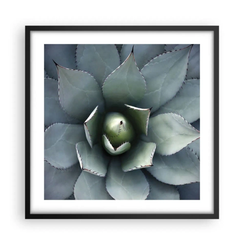 Poster in cornice nera - Adesca e minaccia - 50x50 cm