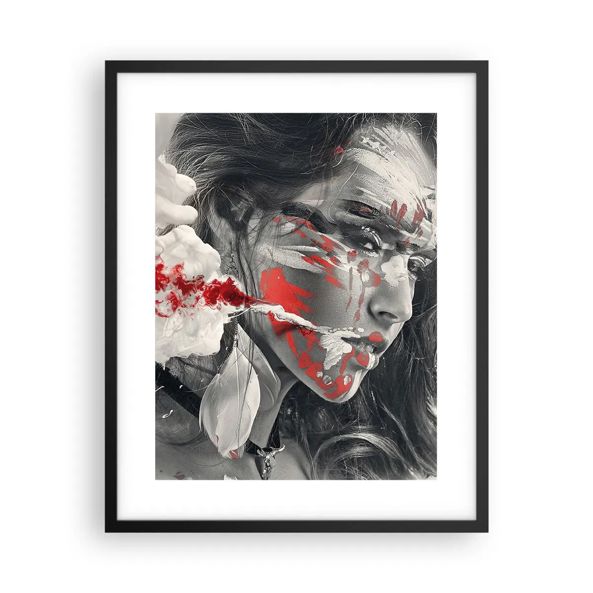 Poster in cornice nera - Nei vapori dell'assurdo - 40x50 cm