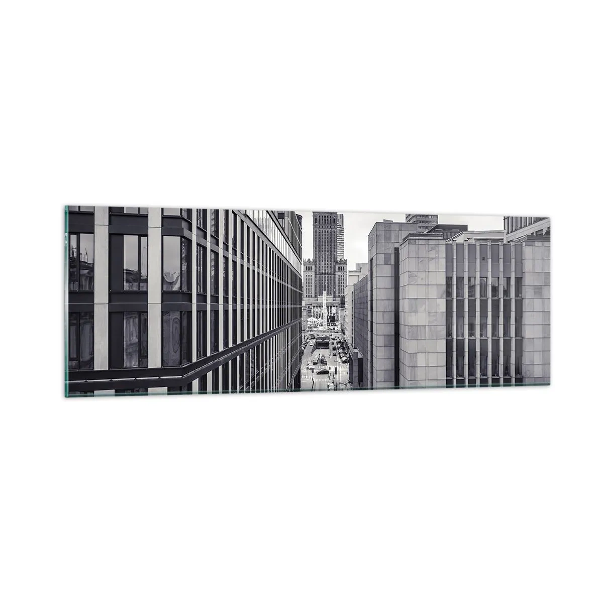 Quadro su vetro - La valle di Varsavia - 90x30 cm