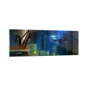 Quadro su vetro - In un futuro non lontano - 90x30 cm