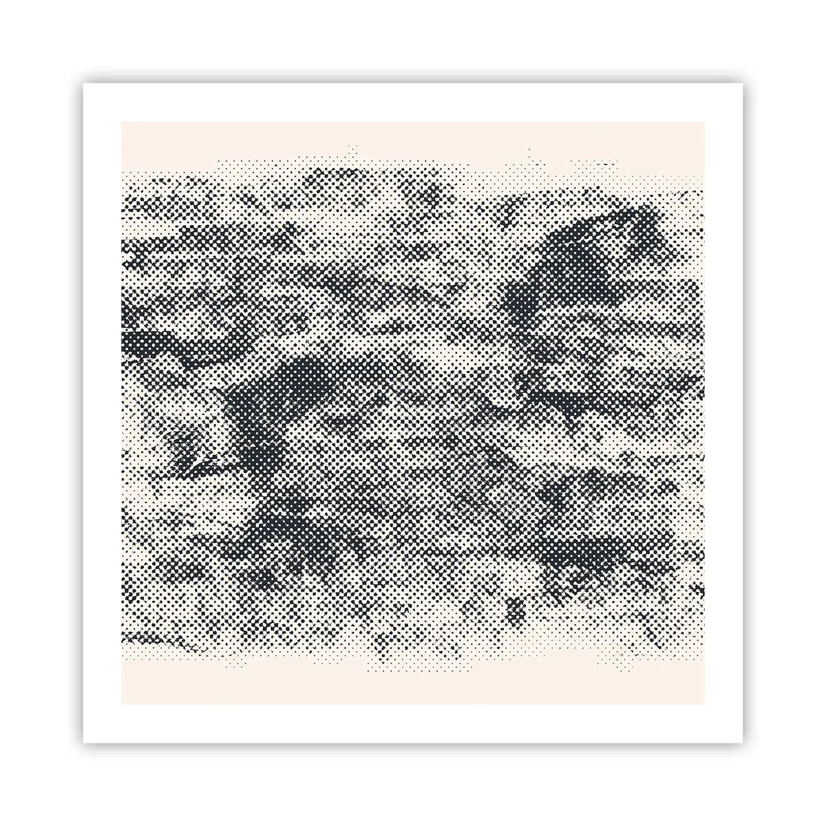 Poster - Composizione nebbiosa - 60x60 cm