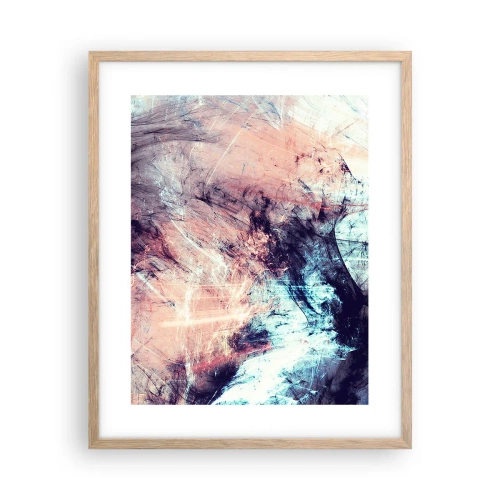 Poster in cornice rovere chiaro - Senti il vento - 40x50 cm