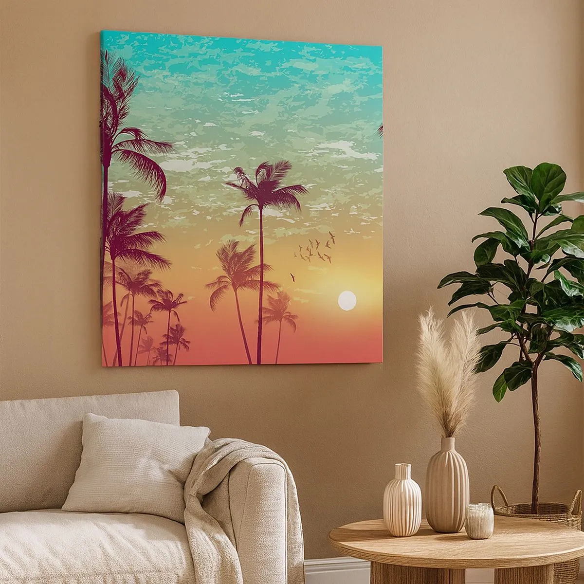 Quadro su tela - Stampe su Tela - Climi tropicali - 30x30 cm