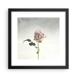 Poster in cornice nera - Il benvenuto alla primavera - 30x30 cm