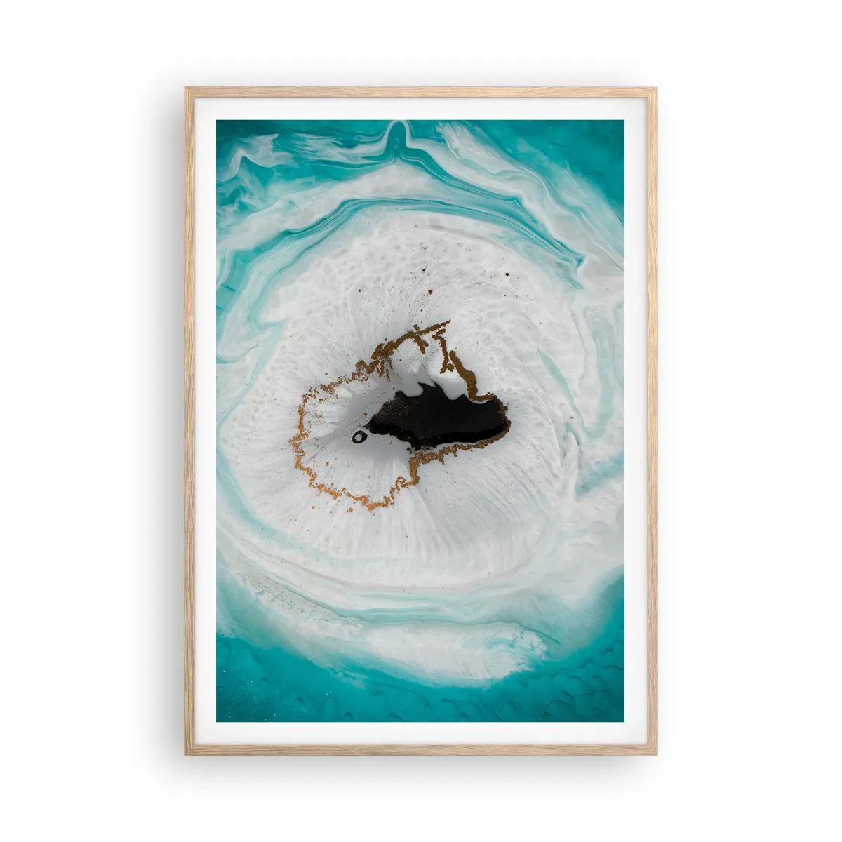 Poster in cornice rovere chiaro - Penetrare all'interno - 70x100 cm