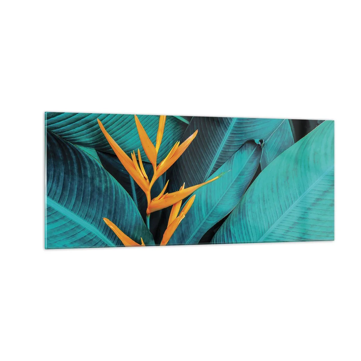 Quadro su vetro - Il fiore dell'Eden - 100x40 cm