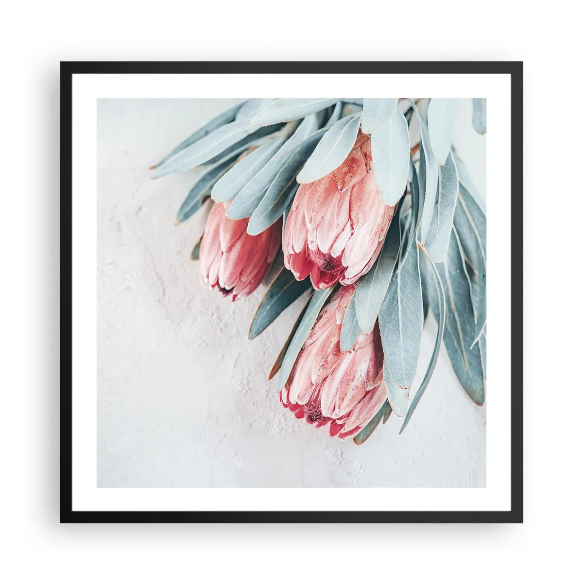 Poster in cornice nera - Imbarazzati per la propria bellezza - 60x60 cm