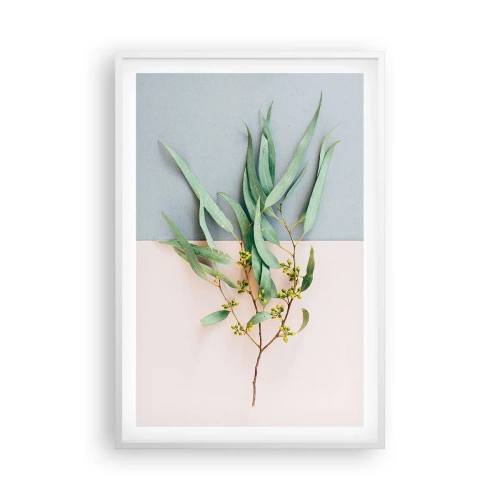 Poster in cornice bianca - Delicatezza pastello - 61x91 cm