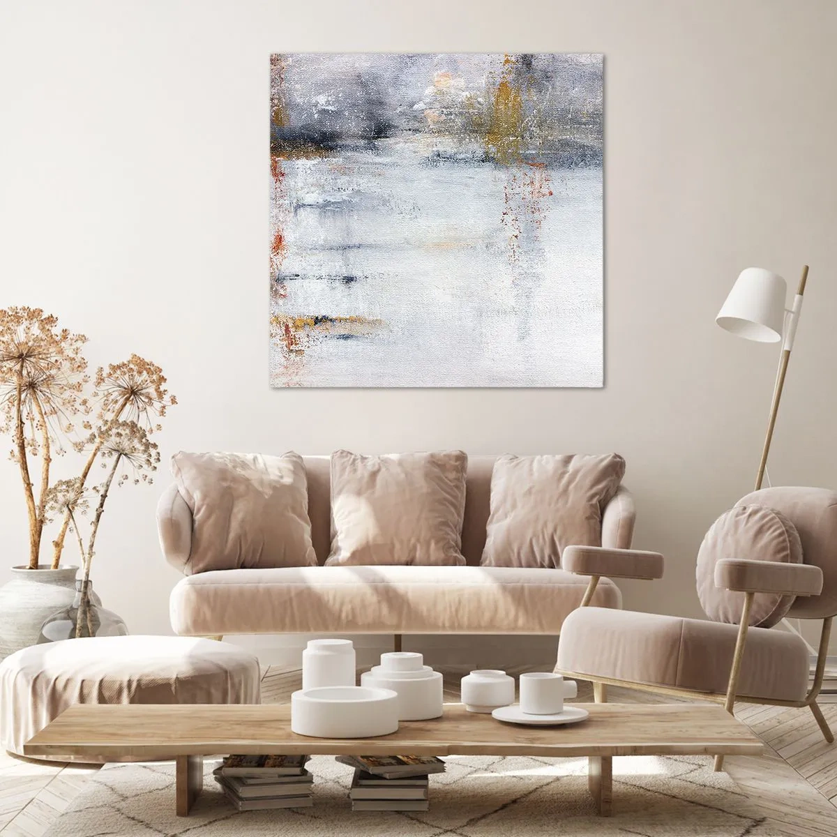 Quadro su tela - Stampe su Tela - Dietro la cortina d'aria - 40x40 cm