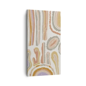 Quadro su tela - Stampe su Tela - Sezioni colorate - 45x80 cm