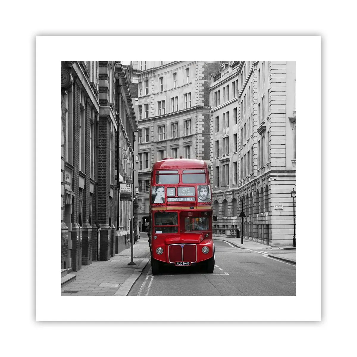 Poster - Il quotidiano non deve essere grigio - 40x40 cm