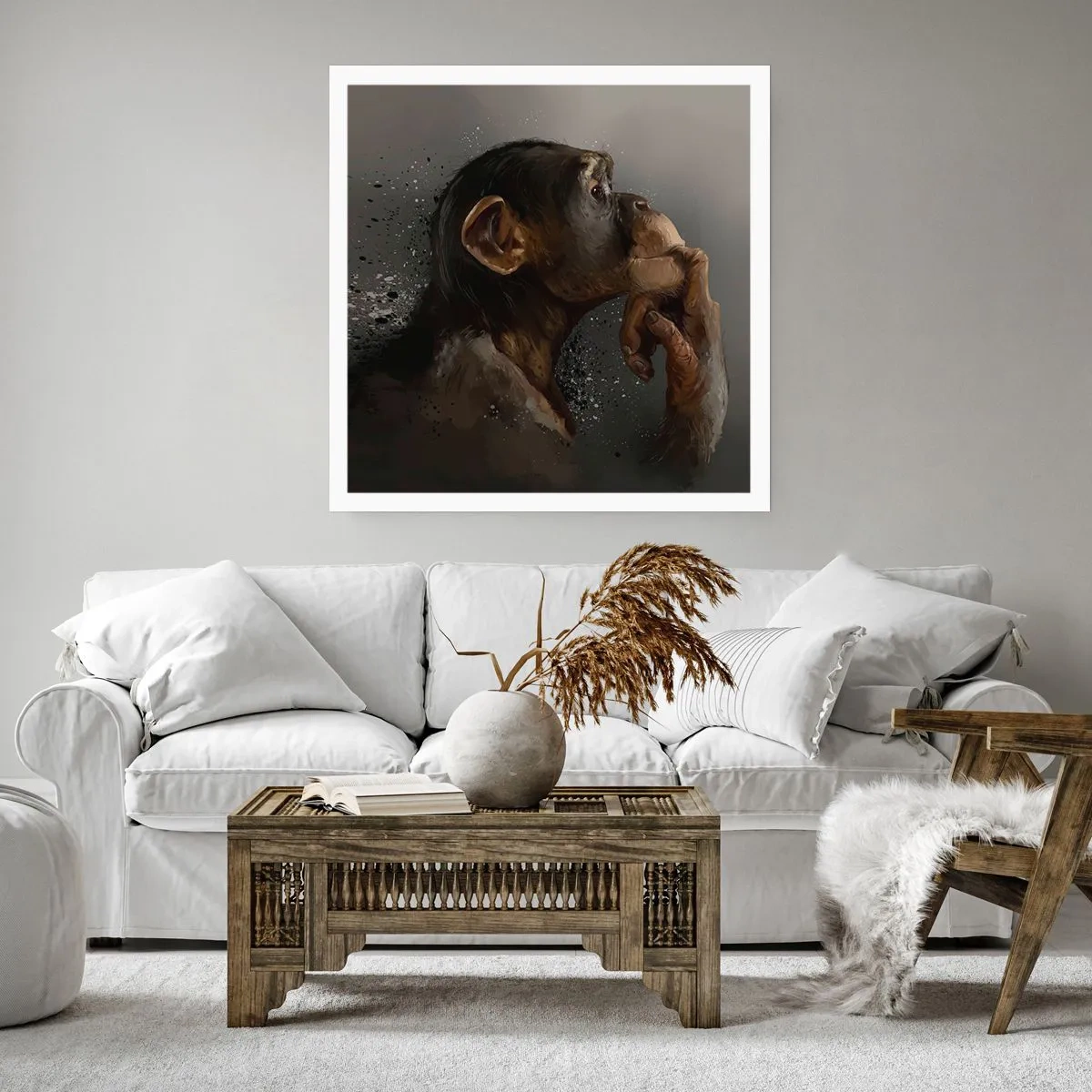 Poster - Sicuramente un pensatore - 40x40 cm