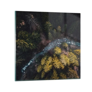 Quadro su vetro - Sempre più veloce - 30x30 cm