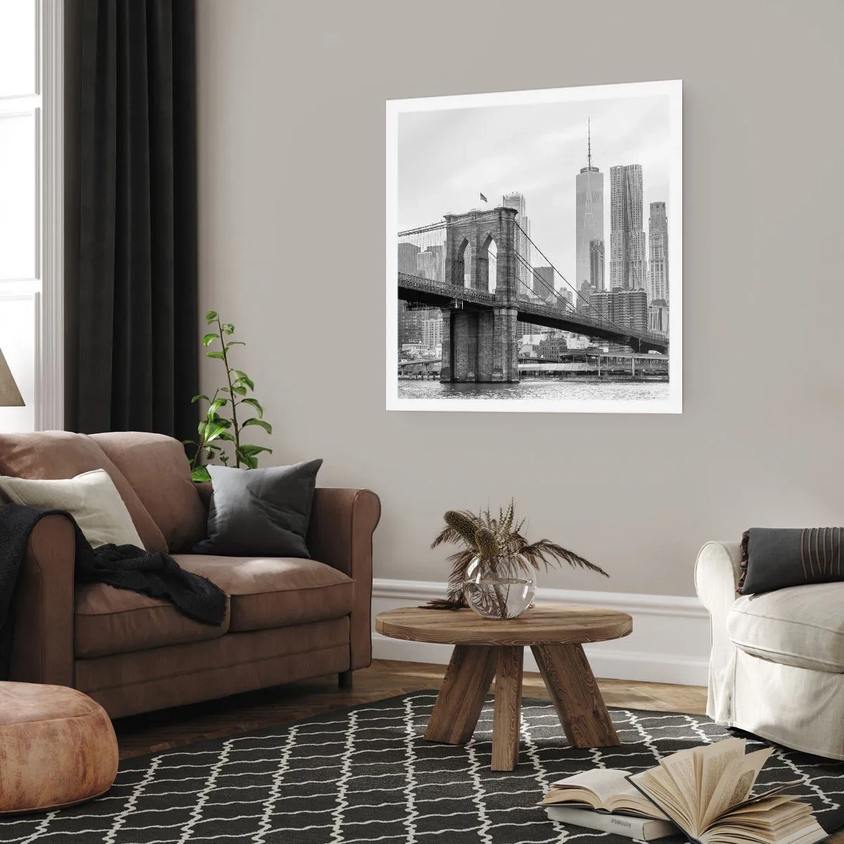 Poster - Atmosfera di New York - 50x50 cm