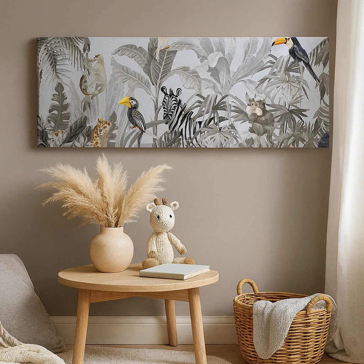 Quadro su tela - Stampe su Tela - Favola africana - 30x30 cm