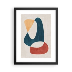 Poster in cornice nera - Influenze e metamorfosi - 30x40 cm