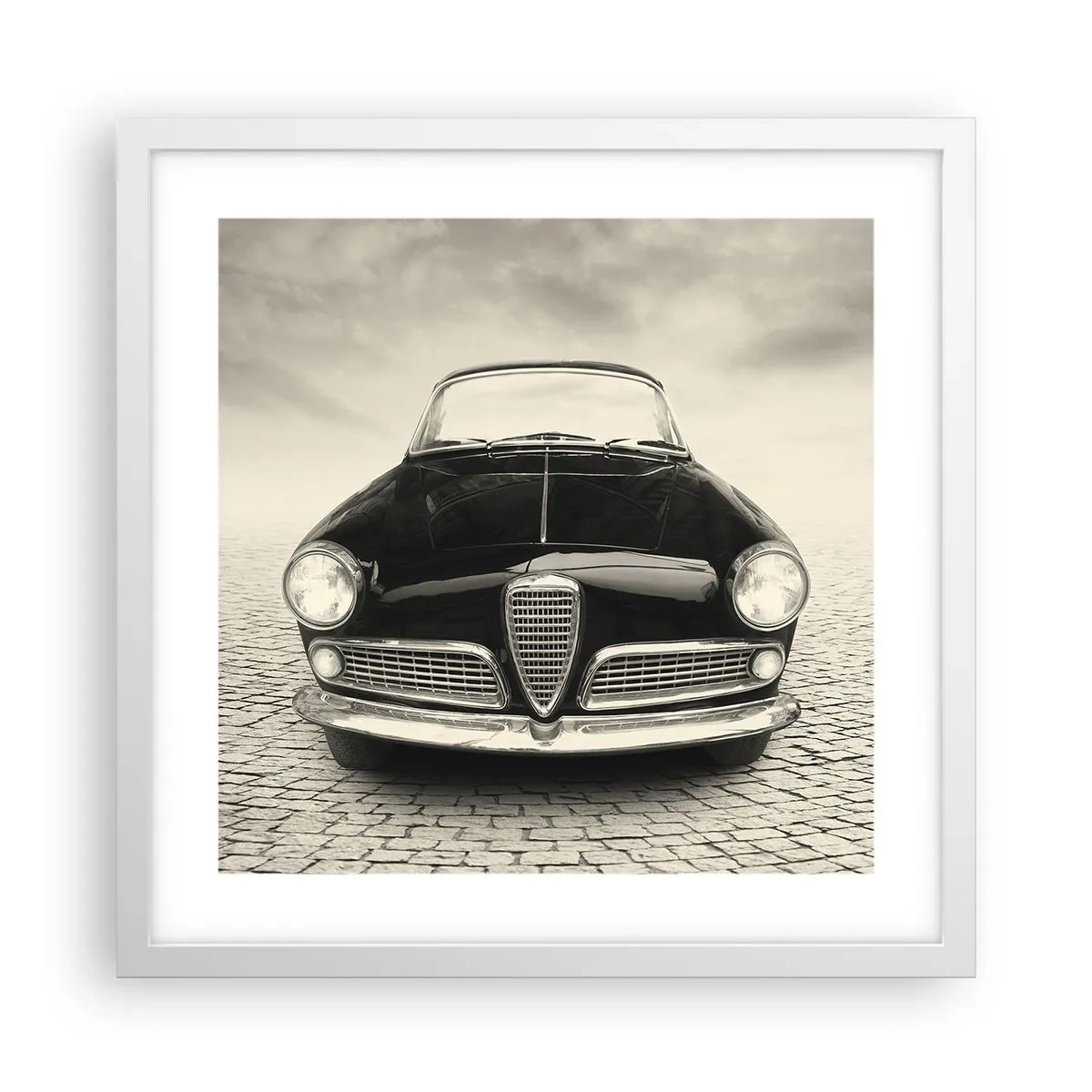 Poster in cornice bianca - Come non amarmi? - 40x40 cm