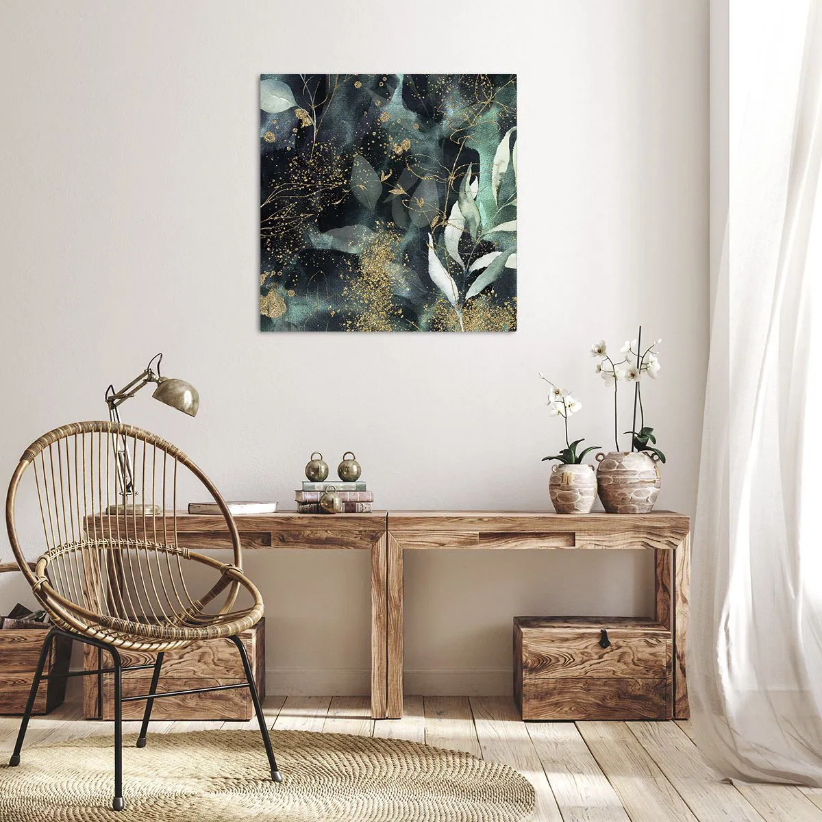 Quadro su tela - Stampe su Tela - Il giardino incantato - 30x30 cm