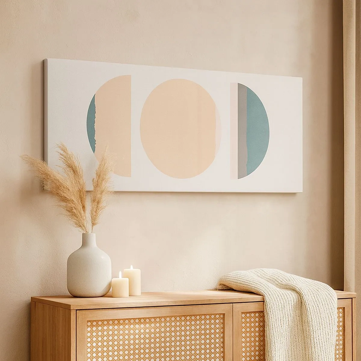 Quadro su tela - Stampe su Tela - Un cerchio dopo l'altro - 100x40 cm