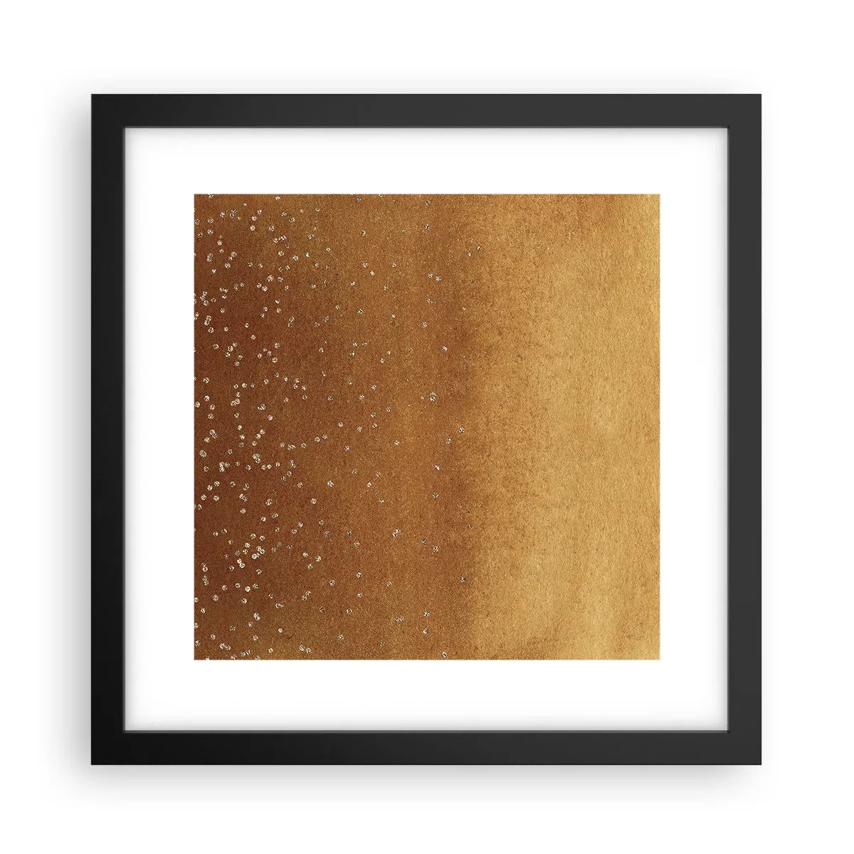 Poster in cornice nera - La nascita della luce - 30x30 cm