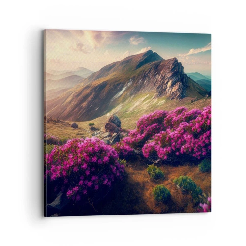 Quadro su tela - Stampe su Tela - L'estate sui monti - 70x70 cm